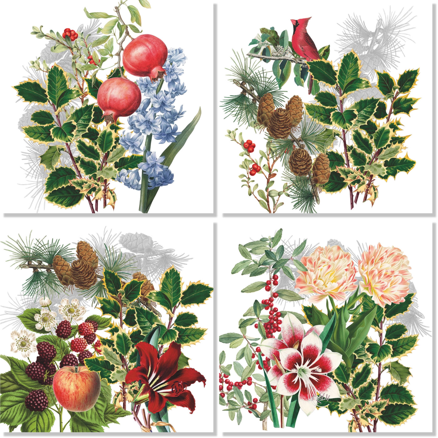 Italian Lines - Set of 4 Napkins "Natalia" 100% Made in Italy