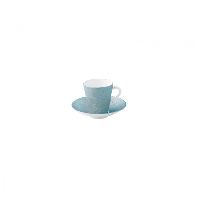 Raynaud Minerale Iris Ciel Coffee cup & saucer 12 cm