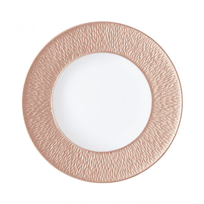 Raynaud Mineral - Cuivre Flat plate with engraved rim 27 cm