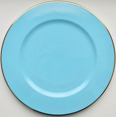 Anna Weatherley Designs - Light Green Colored Charger Plate