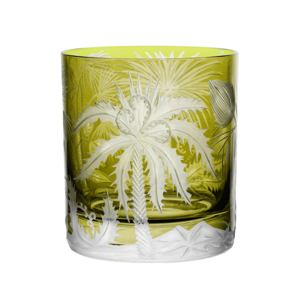 Primeval Palms Double Old Fashioned Clear