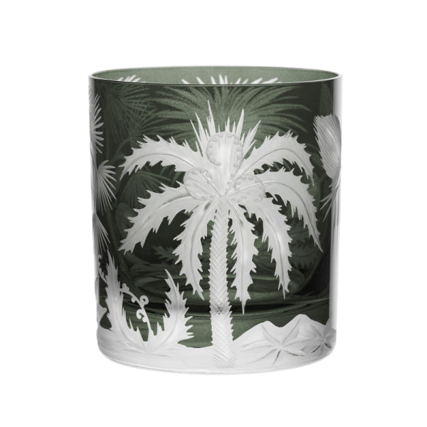 Primeval Palms Double Old Fashioned Taupe