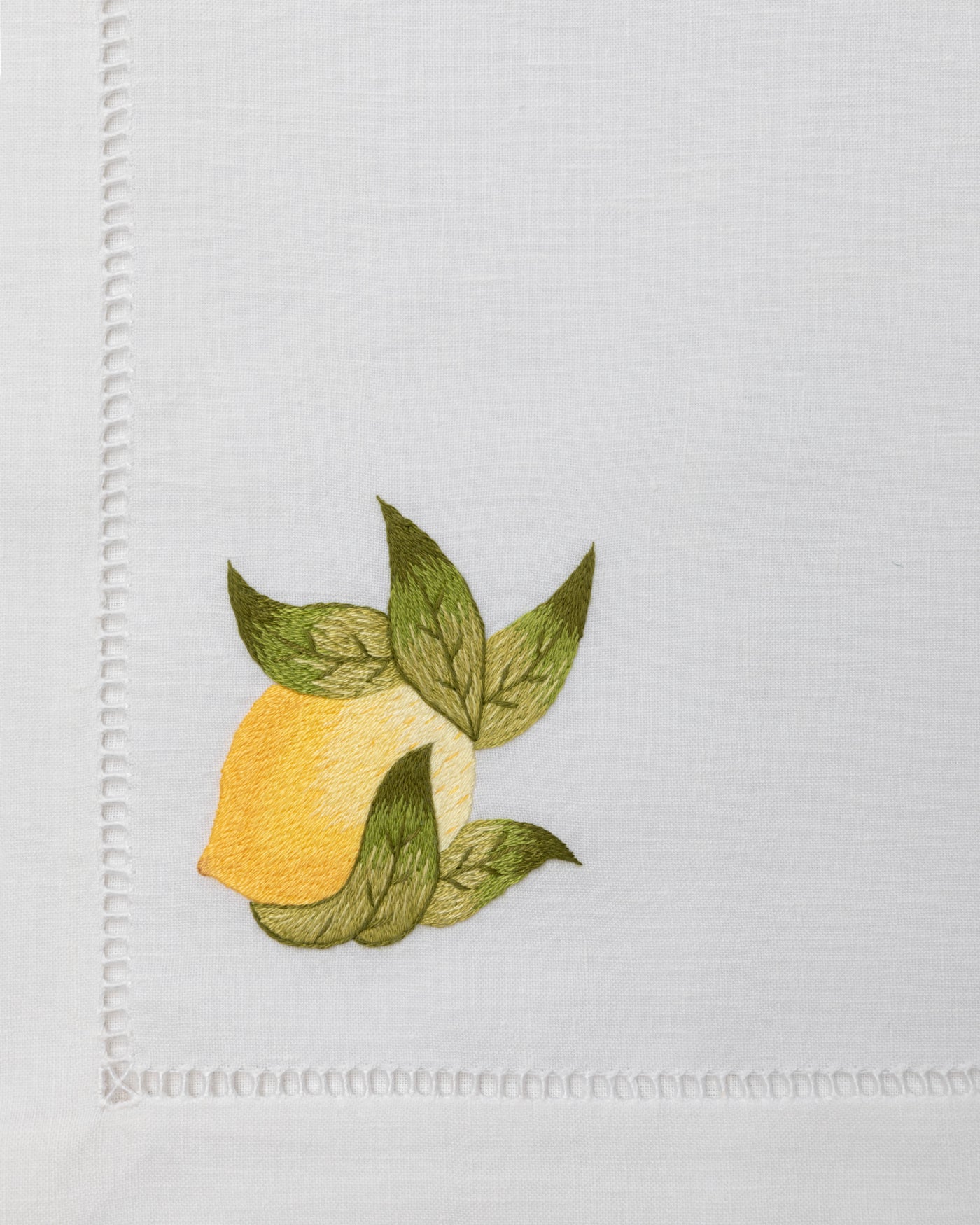 Gayle Warwick Umbria Olive linen napkin