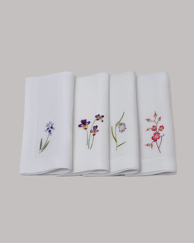 Gayle Warwick Victoria - Honeysuckle linen napkin