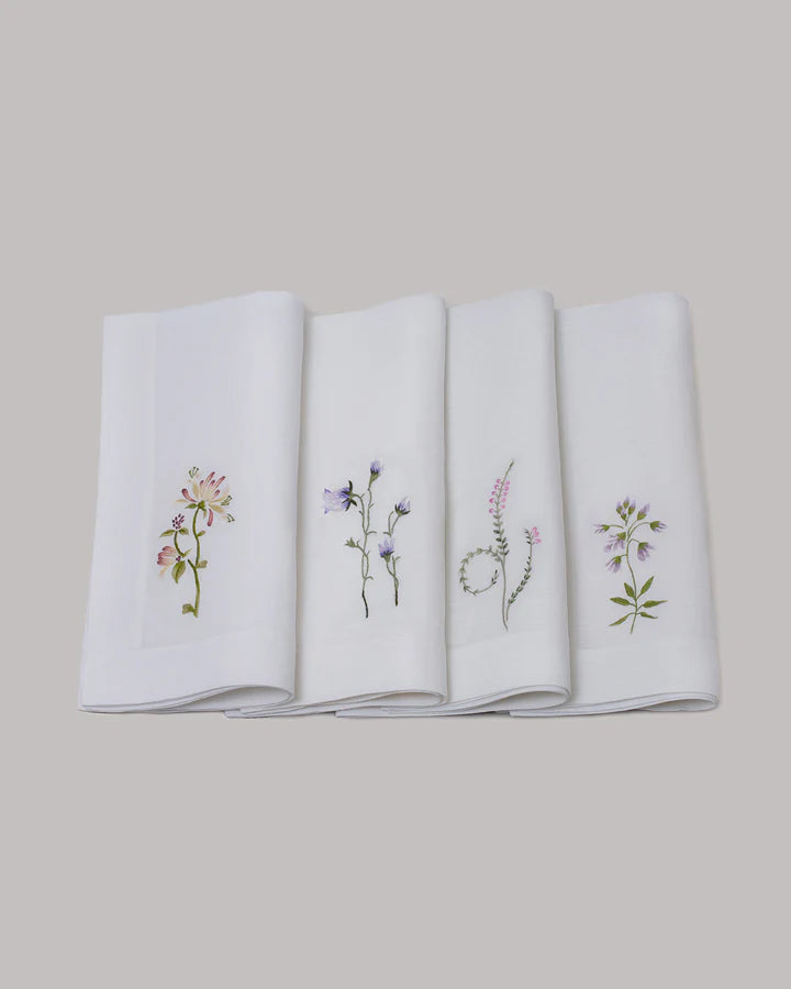 Gayle Warwick Victoria - Honeysuckle linen napkin