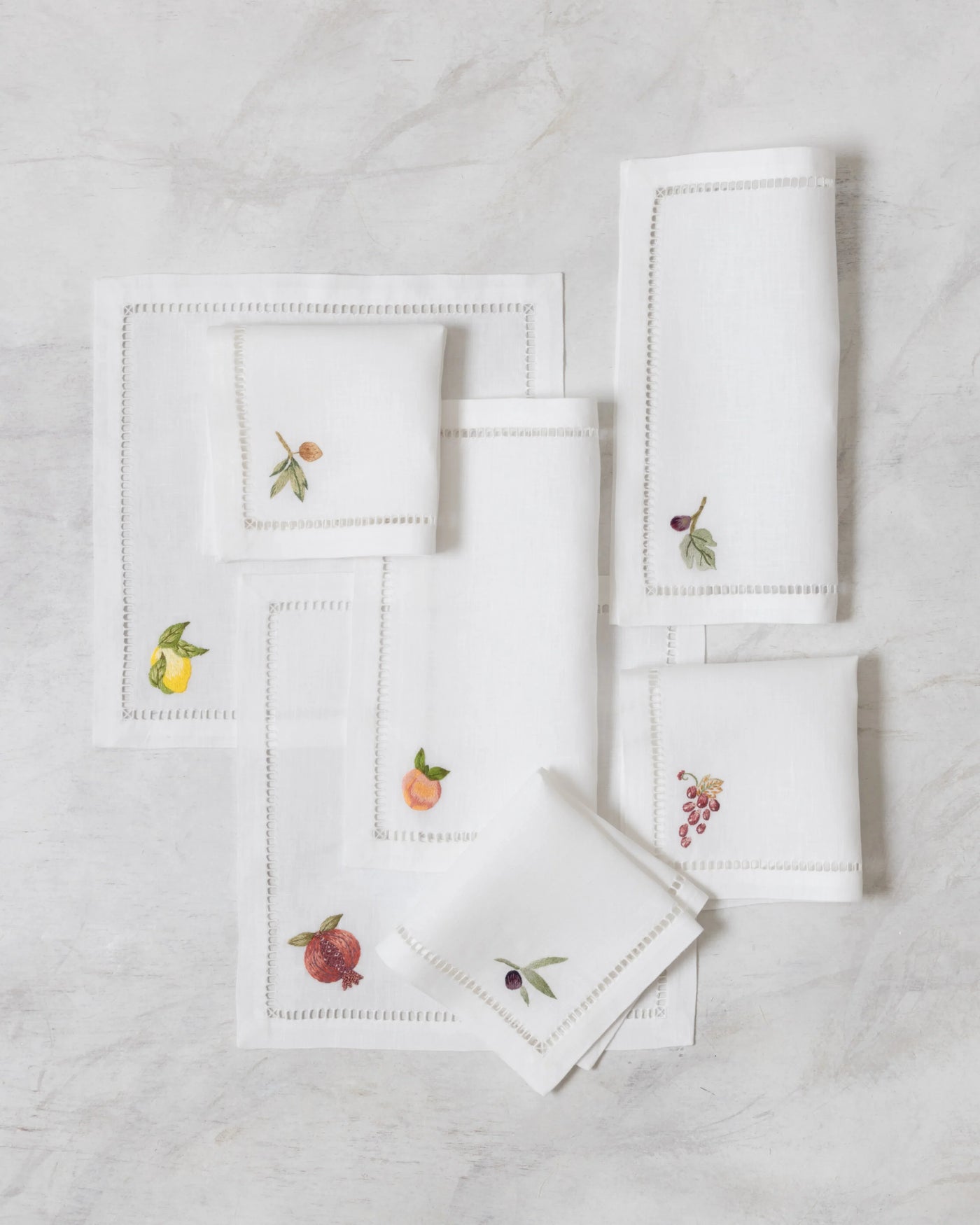 Gayle Warwick Umbria Alomds linen napkin