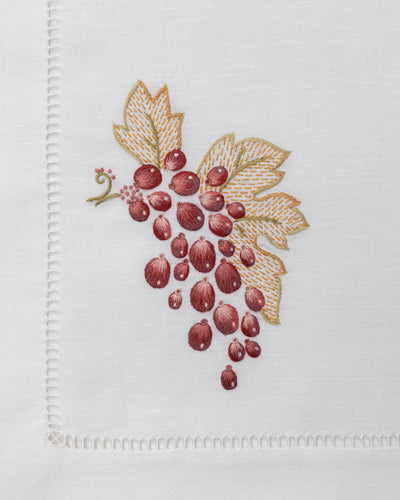 Gayle Warwick Umbria Peaches linen napkin