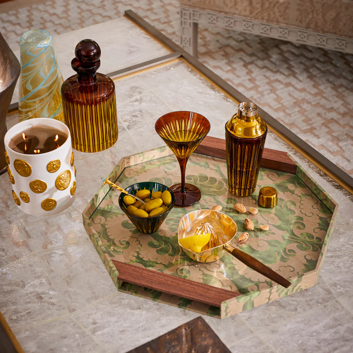 L'Objet - Prism Cocktail Set - Amber