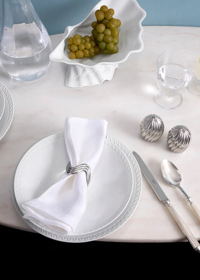 Ripple Napkin Rings (Set of 4) - Platinum