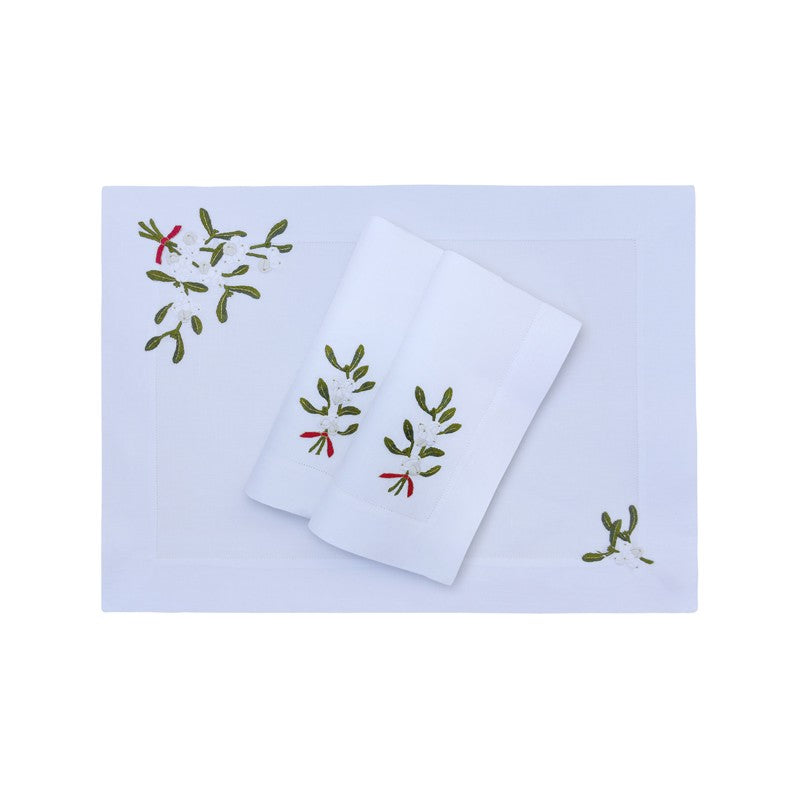 Eri Texstiles - Mistletoe bunch Placemat