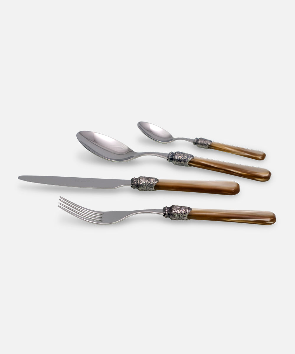 Penelope Champagne 4 pieces table set