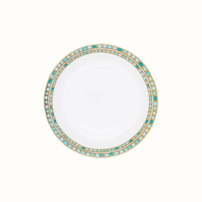 ROBERT HAVILAND & C. PARLON -Turquoise Coup soup plate