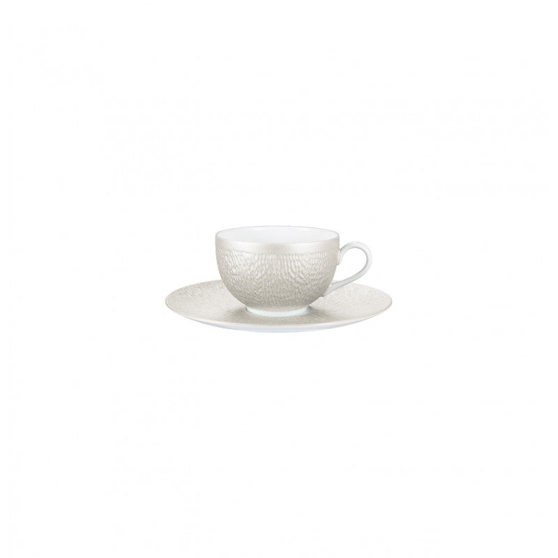 Copy of Raynaud Mineral Iris Etain Tea cup & saucer 25 cl