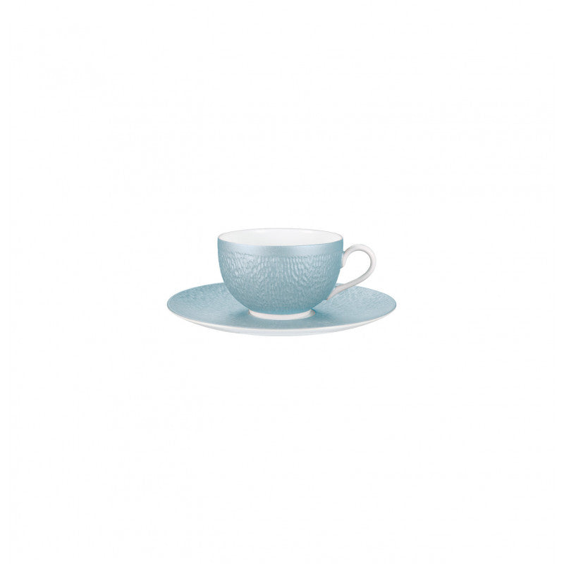 Raynaud Minerale Iris Ciel Coffee cup & saucer 12 cm