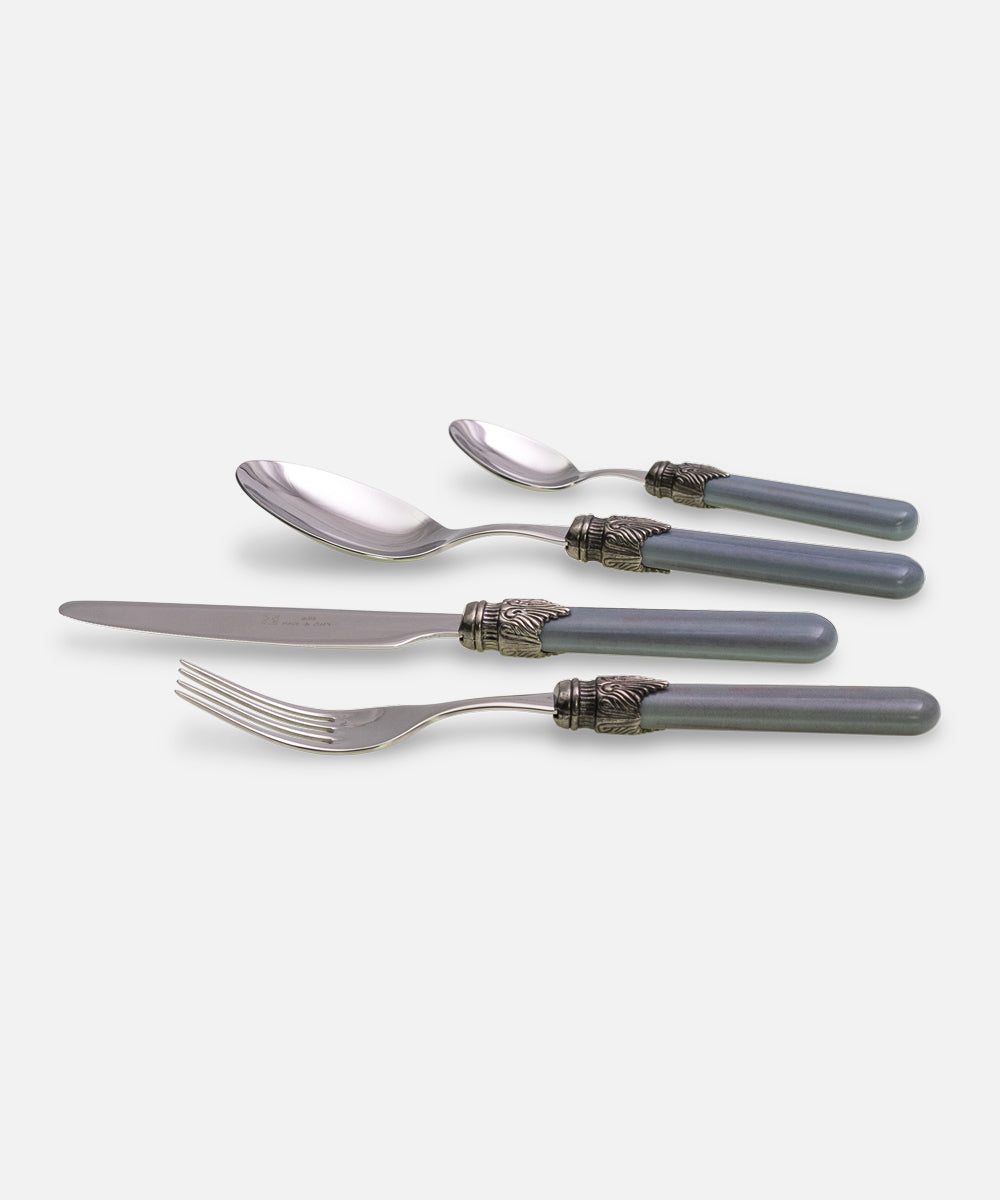 Vintage Dark gray 4 pieces table set