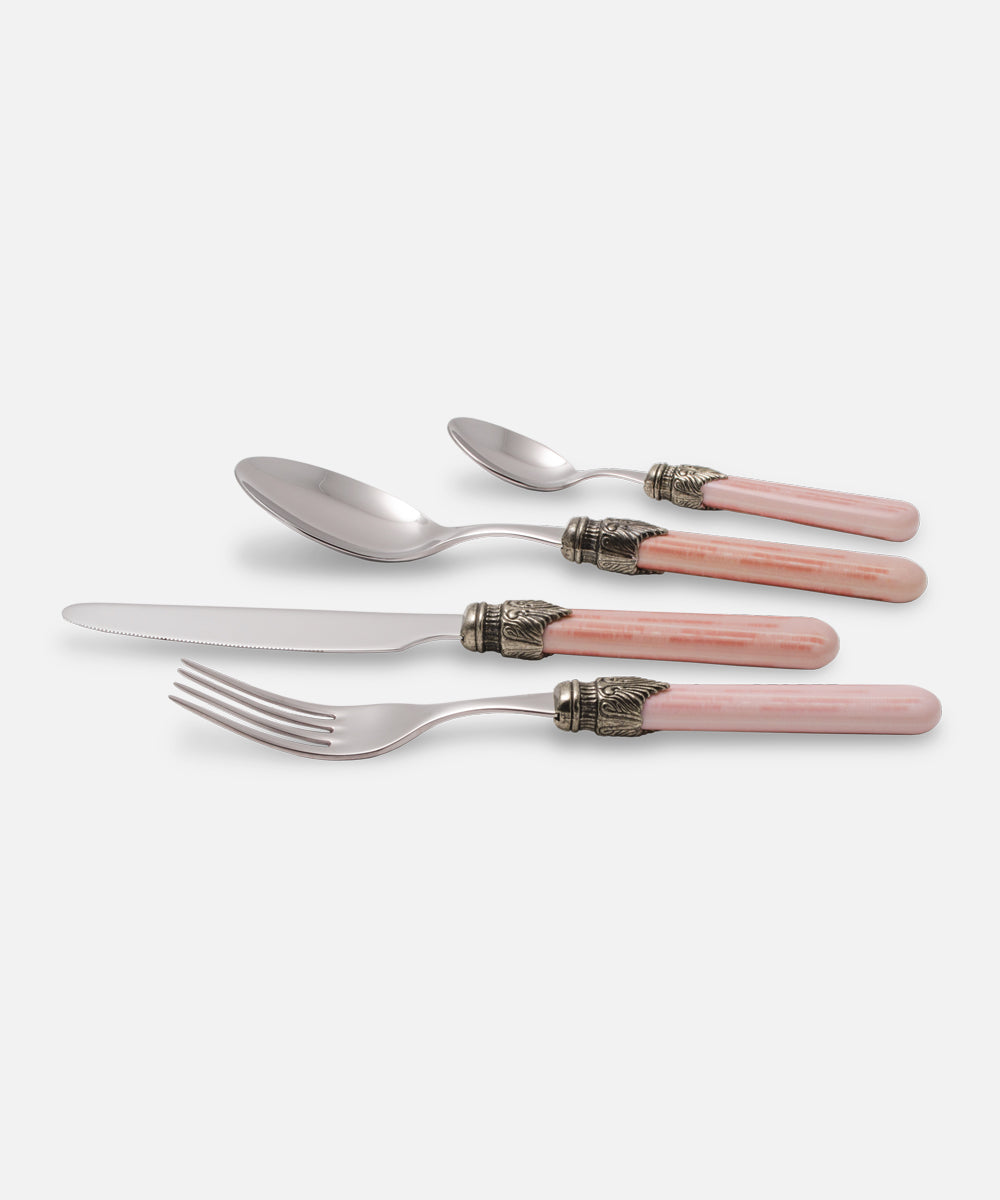 Vintage Powder pink 4 pieces table set