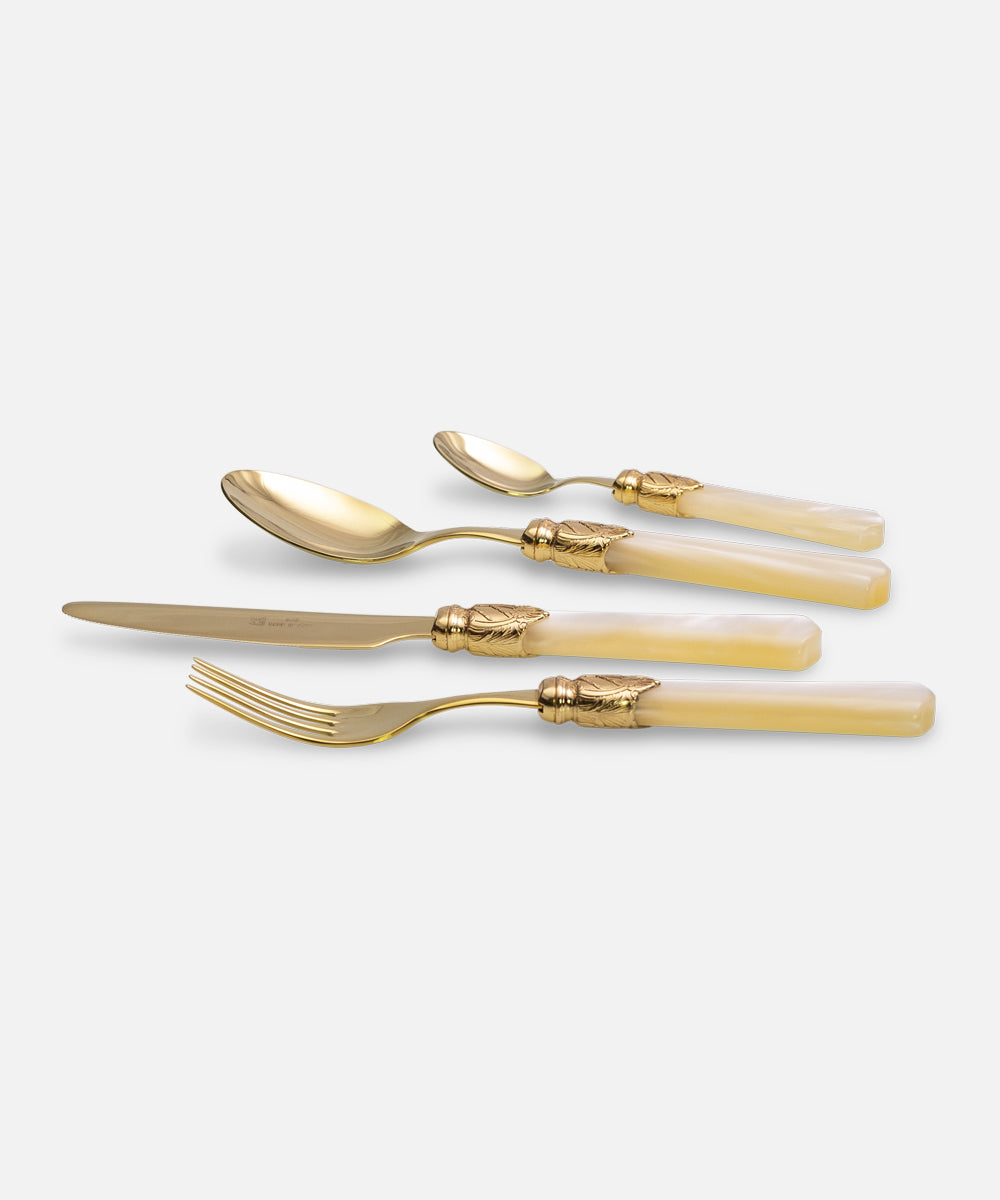 Vittoria Oro Ivory 4 pieces table set